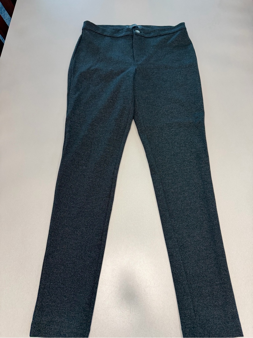 Banana Republic Legging Pants Size 6 Charcoal Herringbone Slim Career Office